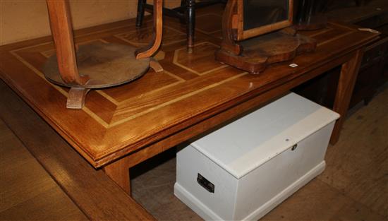 Walnut extending dining table